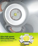 Lampe Torche LED Et Batterie Portable - Guirlande Lumineuse RGB - 10 Mètres - W5188-1 – Image 4