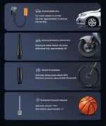 Gonfleur Rapide Et Portable - Écran LCD - Multi-Usages - Qualité Supérieure – Image 5