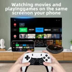 Console De Jeu Rétro Android 13.0 - X3 Game Stick 4K – Plus de 20 000 jeux - Décodeur d'images - Wi-Fi - 2 Manette - Télécommande – Image 3