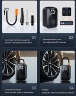 Gonfleur Rapide Et Portable - Écran LCD - Multi-Usages - Qualité Supérieure – Image 9