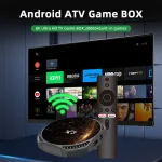 Console De Jeu Rétro Android 13.0 - X3 Game Stick 4K – Plus de 20 000 jeux - Décodeur d'images - Wi-Fi - 2 Manette - Télécommande – Image 2