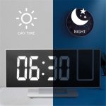 Horloge Numérique Avec Projecteur 180° - Écran Miroir Led - 3 Modes – Image 9