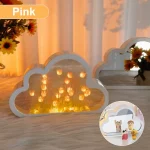 Miroir De Salle De Décoration en Forme De Nuage - LED - 3 Couleurs à Intensité Variable - Avec Fonction Anti-Buée – Image 13