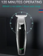 Tondeuse À Cheveux Professionnelle Rechargeable - VGR V-030 – Image 8