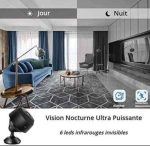 Mini Caméra De Surveillance intelligente - Sans Fil - Détection De Mouvement - Moniteur à Distance D'Application - Avec Support Magnétique 360° – Image 14