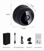 Mini Caméra De Surveillance intelligente - Sans Fil - Détection De Mouvement - Moniteur à Distance D'Application - Avec Support Magnétique 360° – Image 20
