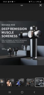 Pistolet De Massage Professionnel 4en1 - 7 Vitesse - 5 Modes - USB – Image 6