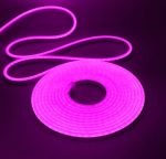 Bande Lumineuse Néon LED - Flexible - DC 12V - 5M 2835 600 - Silicone pour Intérieur et Extérieur - Rose – Image 7