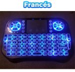 Petit Clavier Bluetooth Sans Fil - Arabe, Français et Anglais - LED 7 Couleur-Rechargeable – Image 3