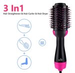 Brosse Sèche-Cheveux à Air Chaud Pour Femmes 3 en 1 – Séchage et lissage – Image 2