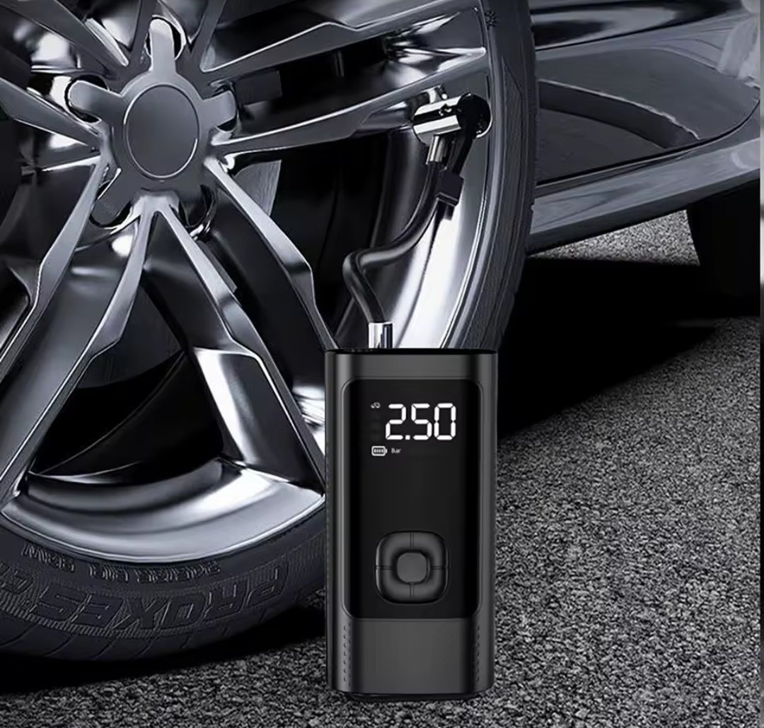 Screenshot_20250102_084217.jpg Compresseur d'air électrique portable - 3-150PSI - LED Display - 4500mAh Batterie - Rechargeable – Image 1