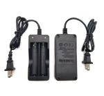Chargeur de Batterie au Lithium 18650 – Double Chargeur Intelligent avec Câble Prise US