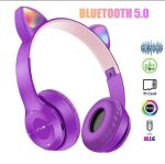 Écouteurs Sans fil Bluetooth 5.0 - Avec Fonction De Suppression Du Bruit - Violet