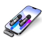 Microphone Sans Fil K8 à Réduction De Bruit Pour Téléphone - USB-C - Pour Vidéos Fixes Streaming en Direct et Vlogging – Image 7