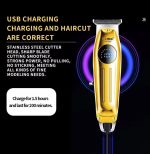 Tondeuse à Cheveux Professionnelle Sans Fil Pour Hommes - Coupe De Cheveux Pour Coupe De Barbe - Rechargeable – Image 4
