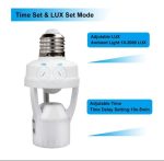 Support Ampoule à Vis - LED - Détecteur de Mouvement Infrarouge – Image 4