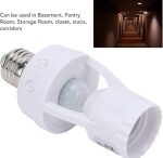 Support Ampoule à Vis - LED - Détecteur de Mouvement Infrarouge – Image 8