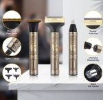 Tondeuse à Cheveux Professionnelle Pour Homme - Rasoir Électrique - Soin Des Cheveux Sans Fil 3 en 1 - Rechargeable – Image 6