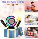 Haut-Parleur - 2 Microphones Sans Fil - Bluetooth - Lecteur De Musique karaoké – Image 7