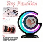 Haut-Parleur - 2 Microphones Sans Fil - Bluetooth - Lecteur De Musique karaoké – Image 9