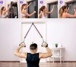 Ensemble De Cordes Côtelées Portables 11 Pièces - Équipement De Fitness, Ceinture D'expansion De Poitrine De Rinçage - Ceinture D'élasticité Pour L'exercice – Image 2