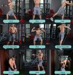 Ensemble De Cordes Côtelées Portables 11 Pièces - Équipement De Fitness, Ceinture D'expansion De Poitrine De Rinçage - Ceinture D'élasticité Pour L'exercice – Image 5