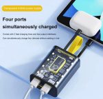 Mini Power Bank Transparente 20000mAh - Chargeur Portable PD20W QC - Charge Rapide - Batterie Externe Pour IPhone Xiaomi - Chargement Externe – Image 3