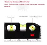 Ruban Laser Multi-Usage 3 en 1 Niveau à Bulle 2,5 m - Ruban Multi-Usage – Image 10
