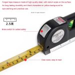 Ruban Laser Multi-Usage 3 en 1 Niveau à Bulle 2,5 m - Ruban Multi-Usage – Image 9