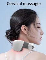 Masseur De Cou Électrique EMS à Impulsions - Massage Du cou - Sans Fil Avec Chaleur Des Tissus Profonds – Image 2