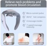 Masseur De Cou Électrique EMS à Impulsions - Massage Du cou - Sans Fil Avec Chaleur Des Tissus Profonds – Image 6