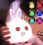 Lampe De Chevet – Design Étoile Mignon Pour Enfants – Lampe De Chevet à Détection De Lumière – Image 2