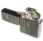 Coffret Briquet De Luxe Métallique 3D Avec Filtre à Cigarette à Tabac Réutilisable Et Recharge De Liquide – Image 6