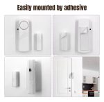 Pack De 3 Capteur D'alarme D'ouverture De Porte et de Fenêtre Sans Fil - Magnétique - Antivol - Protection Domestique – Image 5