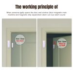 Pack De 3 Capteur D'alarme D'ouverture De Porte et de Fenêtre Sans Fil - Magnétique - Antivol - Protection Domestique – Image 3