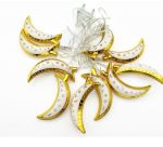 Guirlande lumineuse Led - Lune - En Plastique pour Décoration du Ramadan et De L’Aïd – 20 LED - 3M – Deux Modes D’éclairage – Image 5