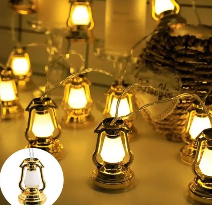 Screenshot_20250222_095510.jpg Guirlande lumineuse Led en Plastique - Fanous - pour Décoration du Ramadan et De L’Aïd – 20 LED - 3M – Deux Modes D’éclairage – Image 1