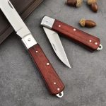 Couteau de taille - Double lame - Acier Inoxydable - Pliage Extérieur - Outil Multi Coupe Arbustes