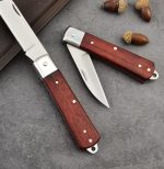 Couteau de taille - Double lame - Acier Inoxydable - Pliage Extérieur - Outil Multi Coupe Arbustes