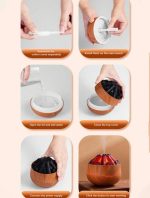 Mini humidificateur Pour Chambre à Coucher – Brume Fraîche Ultrasonique – Alimenté Par USB – Charbon Synthétique – Image 3