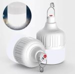 Lampe de Camping LED - Blanc Avec Éclairage De Tente D'urgence - Lanterne De Patio - Rechargeable - Étanche