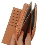 Portefeuille Femme - Cuir Cire Huile - Porte Multi Cartes - Porte Monnaie et 2 Porte Billets – Image 4