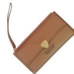 Portefeuille en Cuir Élégant Pour Femme – Porte-cartes Multiples   Avec Pince à Billets