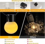 Guirlande Lumineuse LED - Étanche - 5 Mètres - 20 Ampoule - Branchable Pour L'extérieur – Image 7