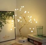 Lampe De Table Arbre Artificiel Avec Branches Réglables - Led - USB & Piles - Décoration – Image 6