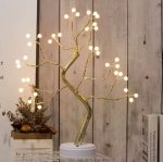 Lampe De Table Arbre Artificiel Avec Branches Réglables - Led - USB & Piles - Décoration – Image 5