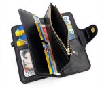 Nouveau Portefeuille Pour Femme Avec Porte-Monnaie - Cuir Synthétique - Multifonction - Grande Capacité - Marron – Image 3