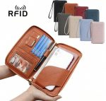 Étui De Passeport Mignon Pour Femmes et Hommes - Étanche - Blocage RFID - Marron – Image 7
