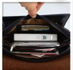 Portefeuille Polo Pocket Pour Homme - Similicuir - Style Professionnel - Résistant à L'eau - Noir – Image 3