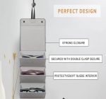 Étui à Lunettes Pliable 3 En 1 En Cuir PU - Multi-usages - Noir – Image 10